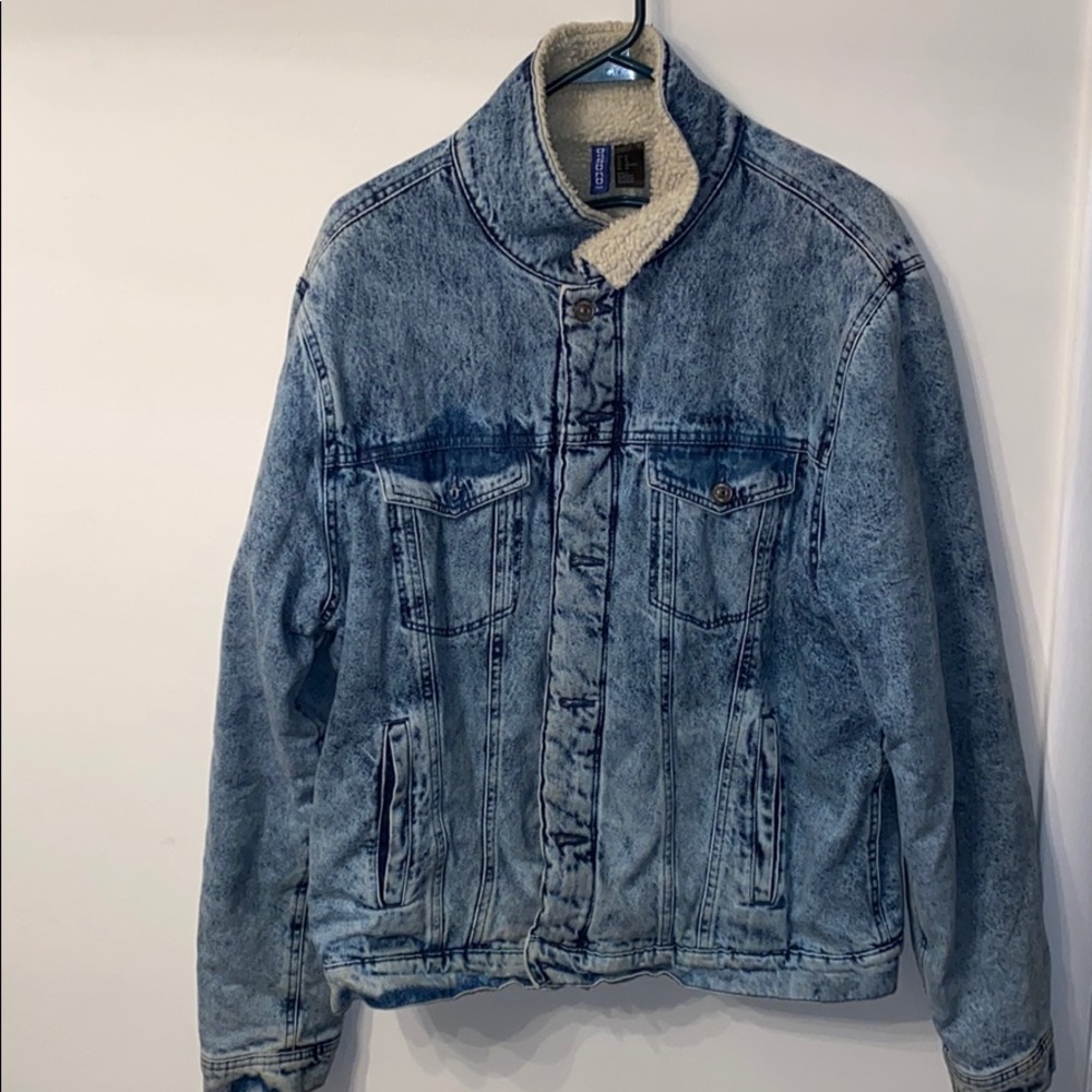 H&M insulated denim jacket. Good condition